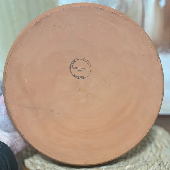 2 / $40 Vintage Himark Terra Cotta Chips & Salsa Bowl - Made in Portugal - Picture 4 of 5